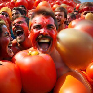 Spain is home to the world's largest tomato fight, known as 