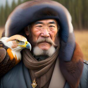 In Kazakhstan, there's a unique tradition of eagle hunting, where skilled hunters, known as 