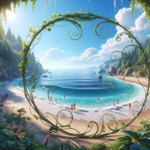 Serene beach scene capturing the spirit of freedom and harmony at German nudist beaches.