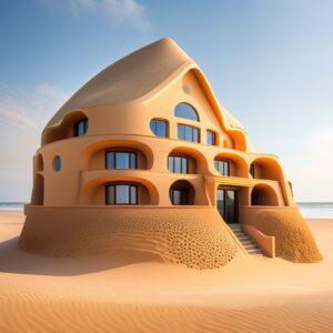 Germany is home to a hotel that is built entirely out of sand.