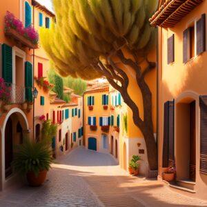 In Italy, there's a town named 