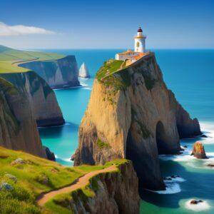 Portugal is home to Europe's westernmost point on the mainland, Cabo da Roca, where stunning cliffs meet the endless expanse of the Atlantic Ocean.