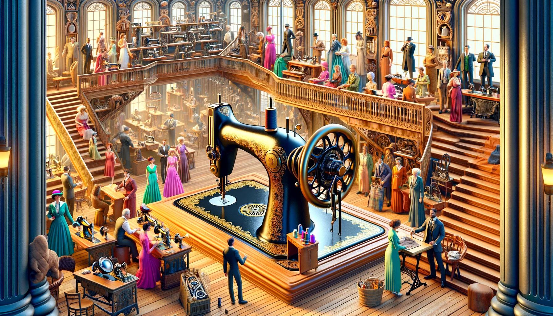 Textile Machine Invention Invention of the Sewing Machine: A Textile Revolution